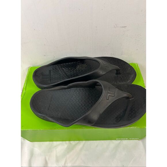 Telic Black xl W12 M11 Arch Support Recovery Shoes energy Flip Flop - Picture 5 of 7